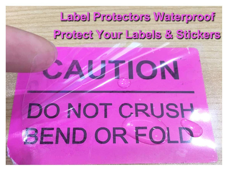 Label Protectors Label Shields Seals 1 1/4 X 2 1/8 Inches - Clear Book Repaire Tape Labels 500 Labels per Roll - LeoForward Australia
