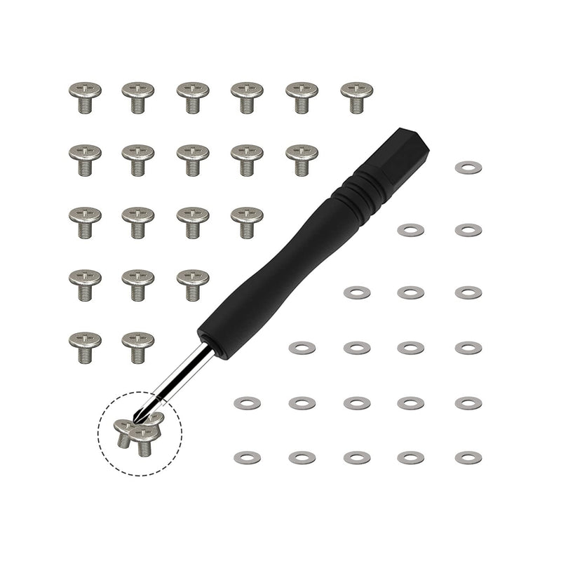  [AUSTRALIA] - M.2 Screw,HFEIX SSD Mounting Kit with Screwdriver for ASUS Motherboard or ASRock Board NVMe PCIe Driver (20 pcs) 20 pcs