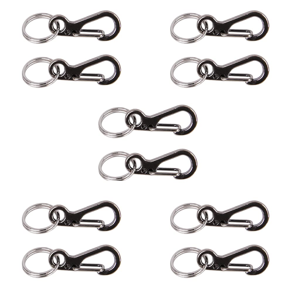  [AUSTRALIA] - Foto&Tech Small Quick Release Adapter Clip for Camera with Round Lugs for Camera Strap, 33lb Breaking Force (5 Set, Gray) 5 Pieces
