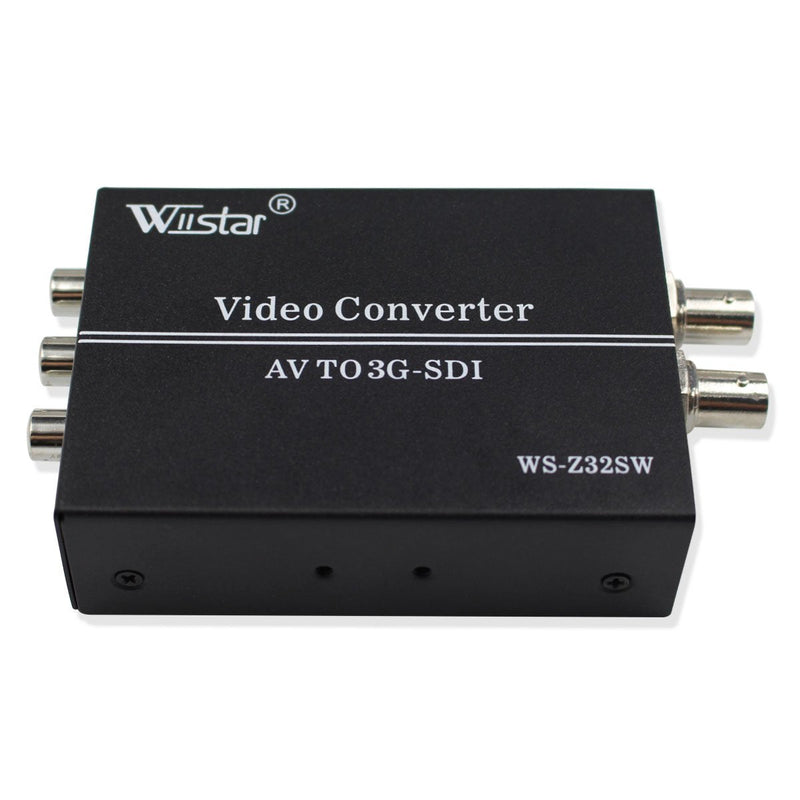  [AUSTRALIA] - Wiistar AV CVBS to 3G-SDI Audio Video Converter Support 1080P for CRT HDTV to Camera