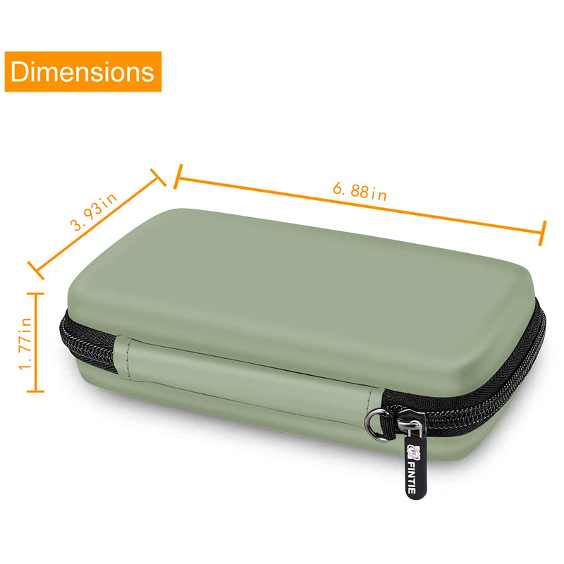  [AUSTRALIA] - Fintie Carry Case for Kodak Step/Kodak Mini 2 HD/Kodak PRINTOMATIC/Kodak Smile Camera & Printer - Hard EVA Shockproof Travel Bag with Inner Pocket/Removable Strap, Sage Green
