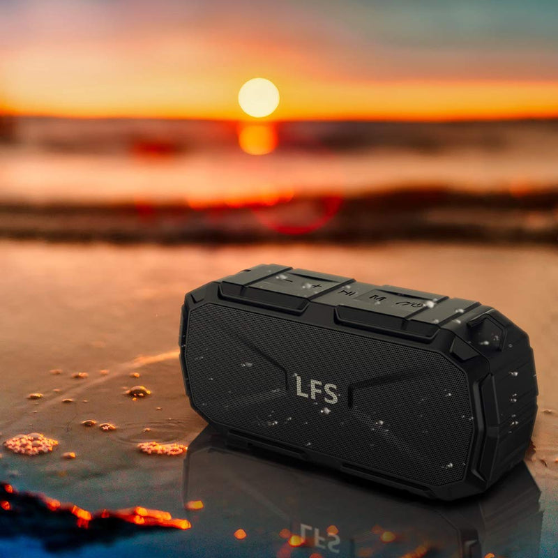 LFS IPX7 Waterproof Bluetooth Speaker, Wireless Portable Bluetooth Speaker with Hi-Quality Sound&Bass,24H Playtime,TWS, Handsfree Call,100ft Range for Home Shower Outdoors Pool Travel - LeoForward Australia
