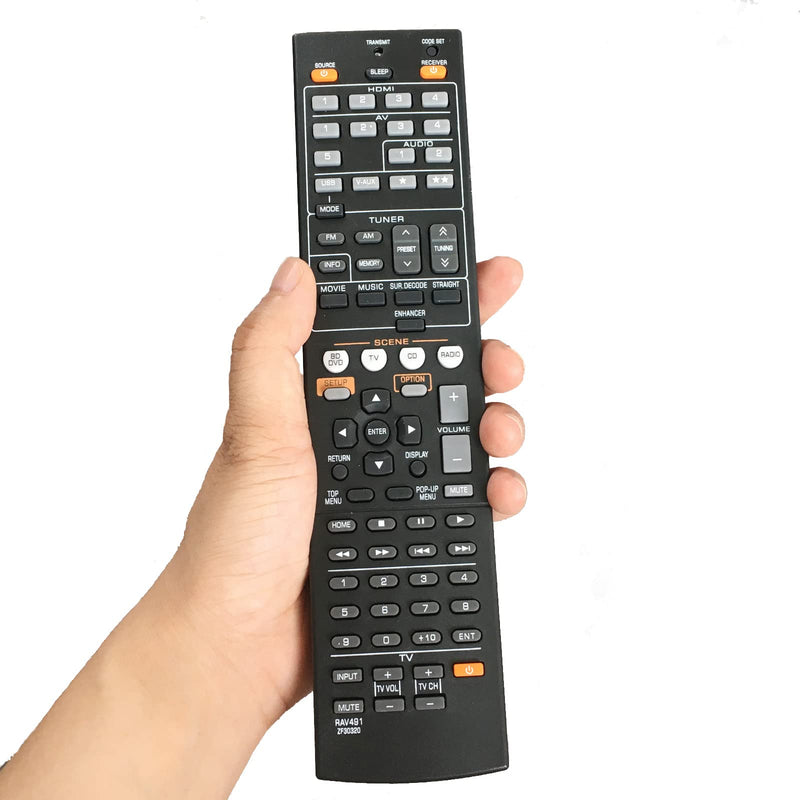  [AUSTRALIA] - Universal Replacement AV Remote Control Fit for Yamaha HTR-6240BL YHT-693 YHT-593BL RX-V471 RX-V471BL 5.1- Channel AV Receiver