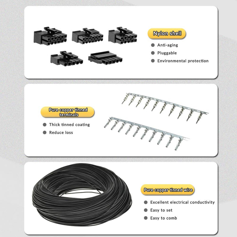  [AUSTRALIA] - 24-Pin to 8-Pin 18AWG ATX PSU Power Supply Adapter Cable for Motherboards