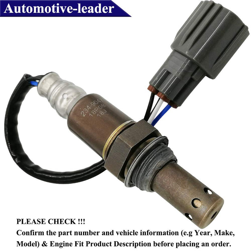 Automotive-leader 234-9047 Air Fuel Ratio Upstream O2 Sensor 1 Replace for 02-03 for Lexus ES300 Subaru 06-07 B9 Tribeca 08-09 Legacy 05-09 Outback Toyota 03-04 4Runner 02-06 Camry 3.0L 22641-AA25A - LeoForward Australia