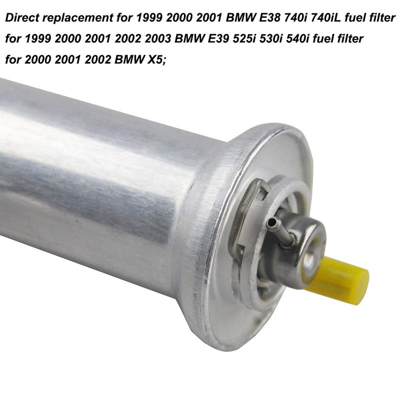 Kunttai New 13321709535 Engine Fuel Filter with Pressure Regulator Fit for BMW E38 740i E39 525i 530i 540i X5 E53 - LeoForward Australia