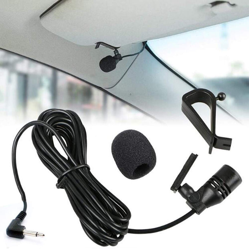 LINHUIPAD Pioneer Car Microphone 2.5mm Jack DVD Navigation Bluetooth Mic Assembly Microphone Radio GPS Enabled Head Unit,Replacement for Part Number: CPM1083 - LeoForward Australia