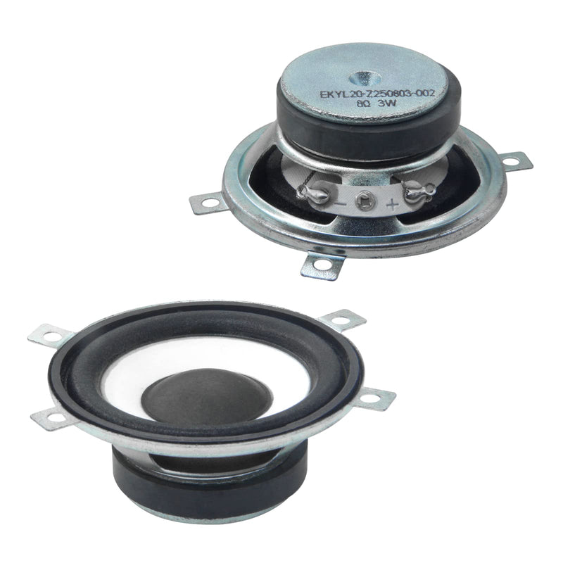  [AUSTRALIA] - 2" 8ohm 3w Arduino Speaker Full Range Speakers for Arduino, DIY Speaker Kit for Replacement Speakers (2 Pack)