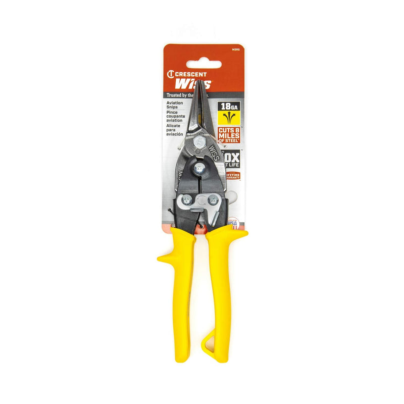  [AUSTRALIA] - Crescent Wiss 9-3/4 Inch MetalMaster Compound Action Snips - Straight, Left and Right Cut - M3R