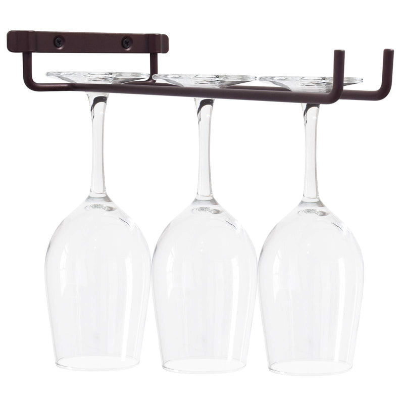  [AUSTRALIA] - MOCOUM 4 Pack Wine Glass Holder Rack Stemware Rack,Wine Glass Hanging Rack Wire Wine Glass Organizer Storage Hanger for Cabinet Kitchen Bar