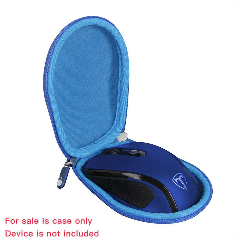 Hermitshell Hard Travel Case Fits VicTsing MM057 / PONVIT / POLEYN 2.4G Wireless Portable Mobile Mouse Optical Mice (Only Case) (Blue) Blue - LeoForward Australia