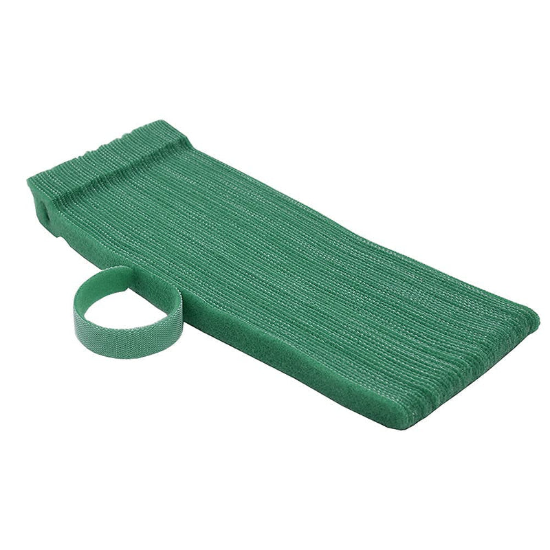  [AUSTRALIA] - Garden Hook＆Loop Plant Cable Ties, Adjustable Garden Nylon Ties for Supporting Plant and Vines, Multi-functional Garden Ties(50 Pcs, 8 Inch, Green) 50