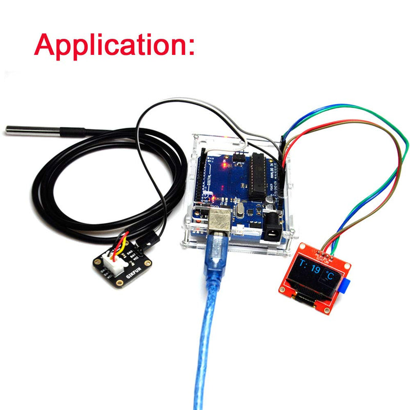  [AUSTRALIA] - Gikfun DS18B20 Waterproof Digital Temperature Sensor with Adapter Module for Arduino (Pack of 3 Sets) EK1183