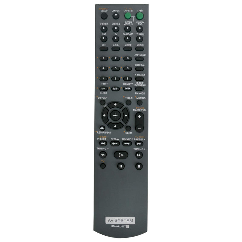 New RM-AAU017 Replace Remote Control RMAAU017 fit for Sony AV Receiver Home Theater System HT-SF2000 HT-SS2000 STR-KS2000 HT-SF1200 HT-SS1200 STR-KS1200 SS-MSP2200 SS-CNP2200 SS-SRP2200 SS-WP2200 - LeoForward Australia