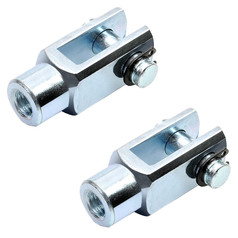  [AUSTRALIA] - Aicosineg Y Joint Air Cylinder Rod Clevis End 8mm/0.31 inch Female Thread Mechanical Linking Connectors for Foot Mounting Work 40mm/1.57 inch Length 5PCS