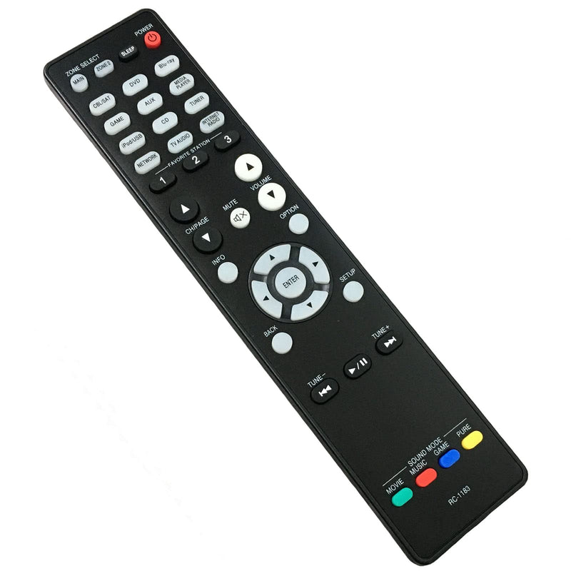  [AUSTRALIA] - Universal Replacement Remote Control Compatible for Denon AVR2313CI RC1181 30701014000AD RC-1183 AVR2113CI Home Theater AV Receiver System