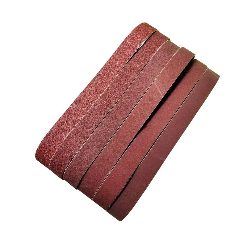  [AUSTRALIA] - 1 Inch x 30 Inch Sanding Belt, 320/400/600/800/1000 SuperFine Grits, 5 Pcs Aluminum Oxide Sanding Belts for Belt Sander 1"x30"