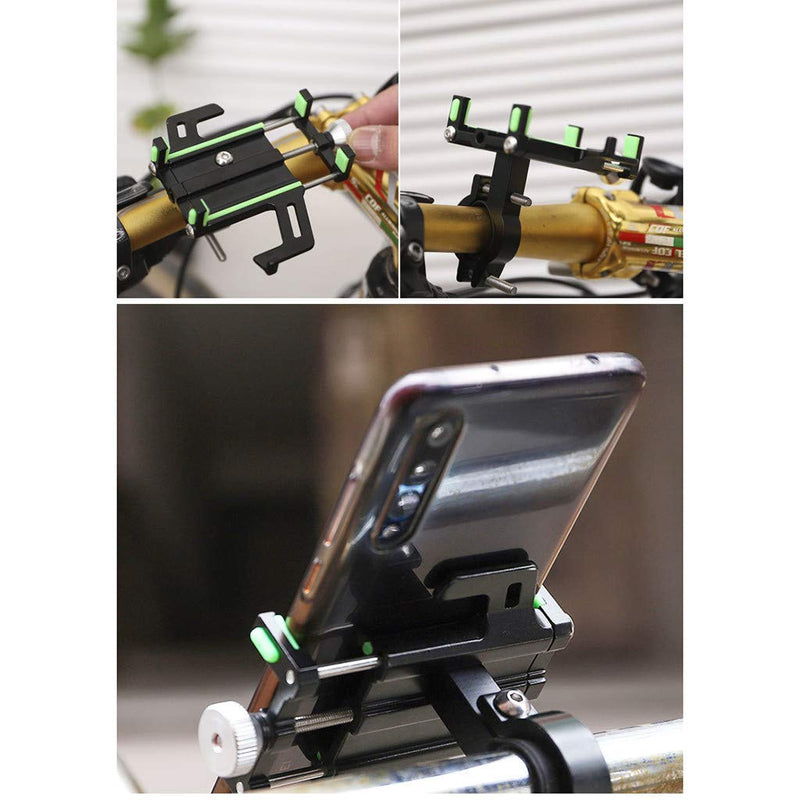  [AUSTRALIA] - FOLOU Bike Phone Mount, Bicycle Phone Holder, Universal Motorcycle Handlebar Mount Fits for iPhone XR, XS Max/8/8 Plus, 7, 6/6s Plus, Galaxy S9/S9 Plus, 55mm - 95mm/2.17" Phones Red