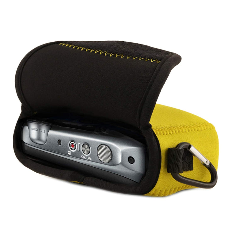  [AUSTRALIA] - MegaGear MG1836 Ultra Light Neoprene Camera Case Compatible with Fujifilm FinePix XP140, XP130, XP120, XP90 - Yellow