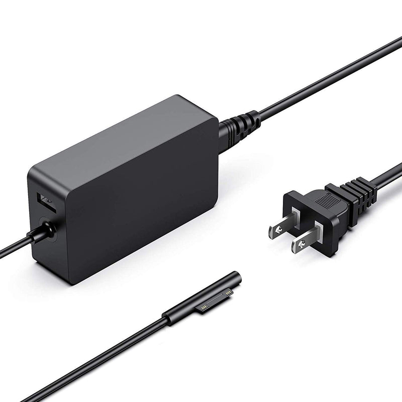  [AUSTRALIA] - Surface Pro Charger BTBSZ 44W 15V 2.58A Power Supply Compatible with Surface Pro 7/6/5/4/3 Surface Laptop1/2/3 & Surface Go1/2 & Surface Book1/2 with USB Charging Port