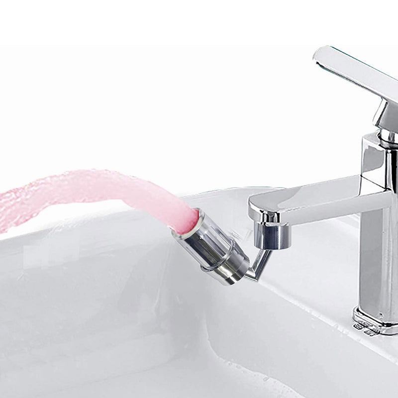 3-Color 720 Angle Swivel Temperature Sensitive Gradient LED Water Faucet Light Water Stream Color Changing Faucet Tap Sink Faucet Aerator For Kitchen and Bathroom - LeoForward Australia