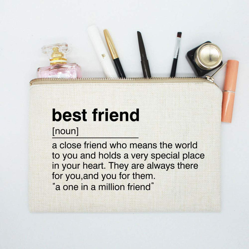 Best Friend Gift, Toiletry Bag, for Best Friend, Friend Definition, Cosmetic Bag, Makeup Case, Bestie Gift, Sister Gift - LeoForward Australia