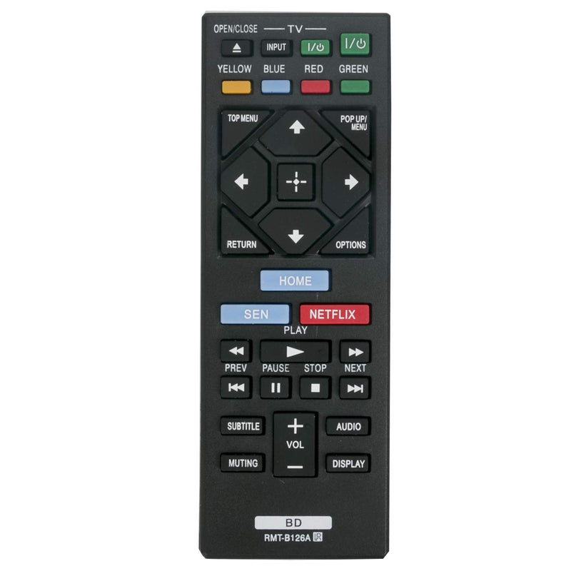 VINABTY New RMT-B126A Replaced BluRay Disc DVD Player Remote fit for Sony BDPBX620 BDP-S1200 BDPS1200 BDP-S2200 BDP-S5200 BDPS5200 BDP-S5200/D BDPS5200D BDPS6200 BDP-S6200 BDPS2200 1-492-678-11 - LeoForward Australia