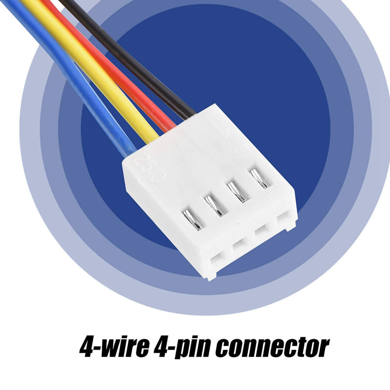  [AUSTRALIA] - fosa DC 12V 2.7A 6000RPM Cooling Fan Replacement 4 Pin Connector for Antminer S7 S9 with Speed Sensor Server Inverter Axial Case Cooling Fan,CPU Cooling Fan, Bearing Fan