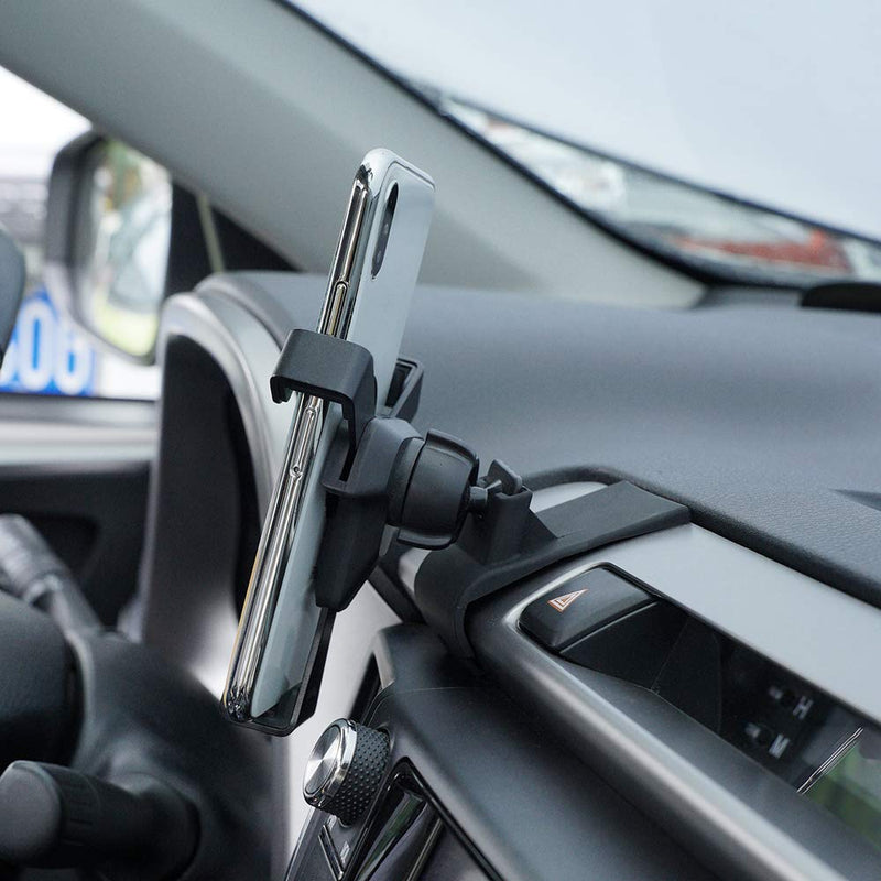  [AUSTRALIA] - BeHave Autos Universal Car Phone Holder Fit for Toyota RAV4 2013 2014 2015 2016 2017 2018 Air Vent Phone Mount Adjustable, Car Phone Cradle Fit for iPhone Samsung 4-7 Inches Smartphone (Ra-zj001-001) Ra-zj001-001