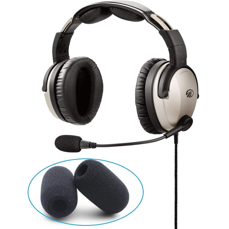  [AUSTRALIA] - Saidbuds 6 Pack Microphone Windscreen, Dense Mic Foam Covers, Headset Microphone Windscreen for Lightspeed Astro A50s Aviation Headsets