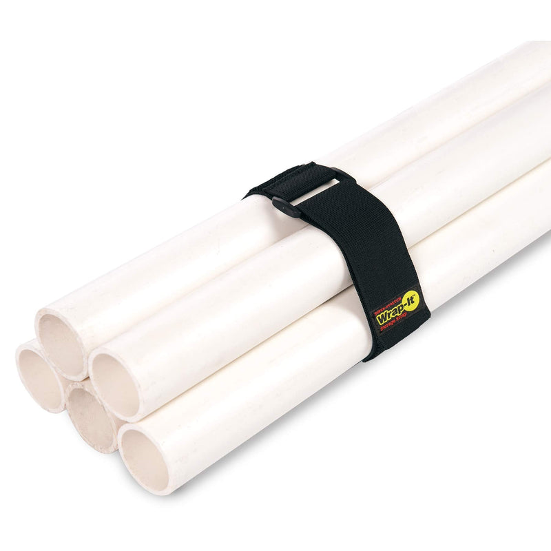  [AUSTRALIA] - Super-Stretch Wrap-It Storage Straps, 24" (4 Pack) - Elastic Hook and Loop Cinch Straps - Garden Hose Strap, Pool Hose Organizer, Cables Straps, Extension Cord Wrap, Garage and RV Storage Accessories 24" (4 Pack) Black