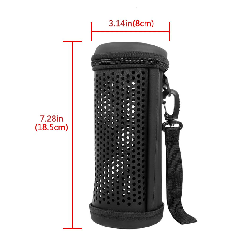 Geekria Pendant Speaker Case Compatible with JBLs FLIP 5, Replacement Protective Hard Shell Travel Carrying Bag (Black) - LeoForward Australia