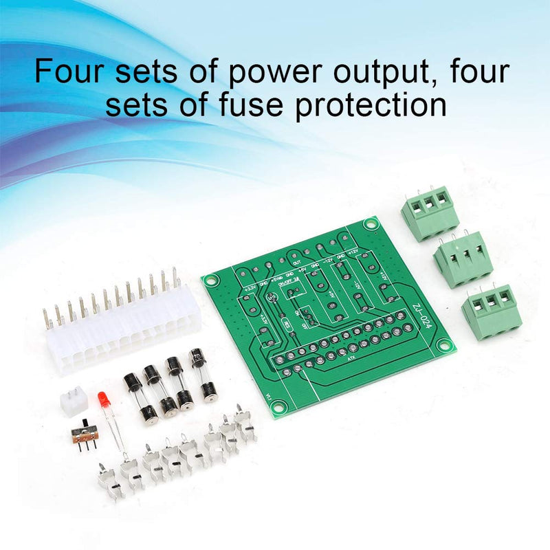  [AUSTRALIA] - 24/20Pin at Power Supply Board, Computer Power ATX 24PIN 20PIN Computer A T Power Supply Breakout Benchtop Adapter Module, Desktop Computer Chassis Power Supply ATX Transfer Board