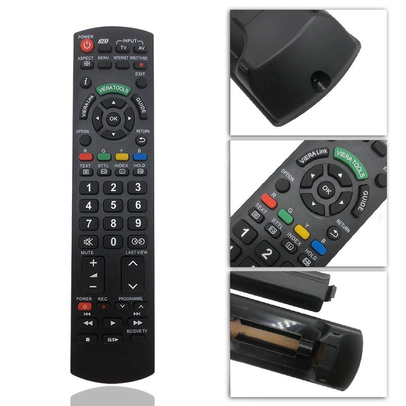  [AUSTRALIA] - Universal Remote Control for Panasonic TV Remote Control Works for All Panasonic Plasma Viera HDTV 3D LCD LED TV/DVD Player/AV Receiver - No Program Needed