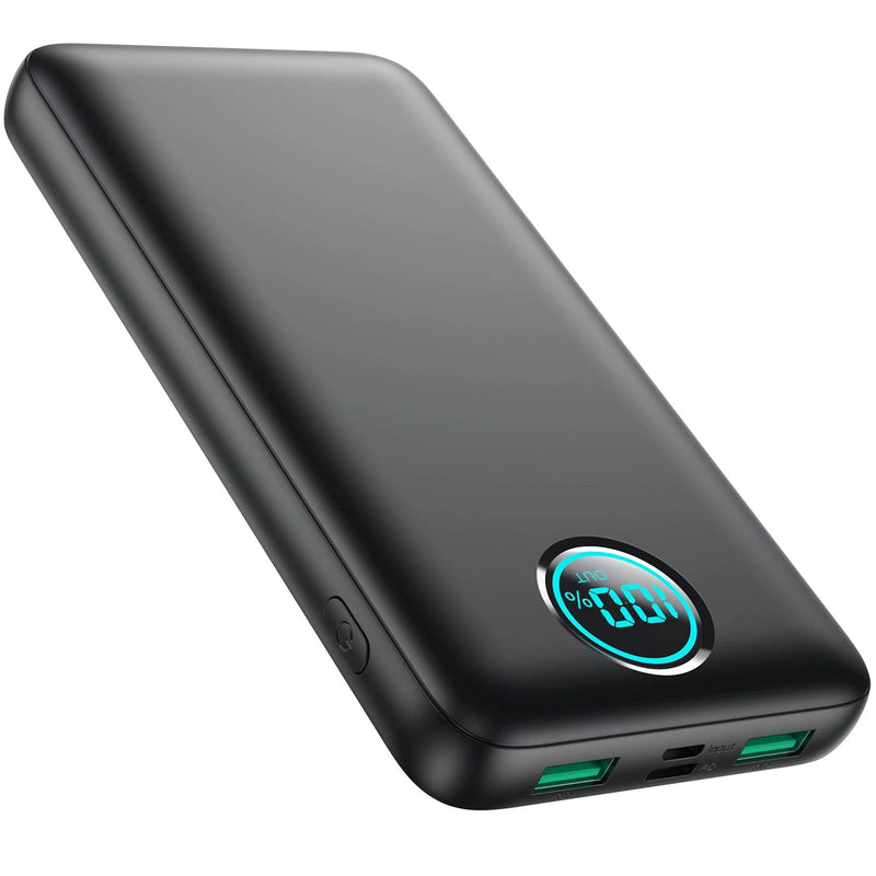  [AUSTRALIA] - Portable Charger Power Bank 30,800mAh LCD Display Power Bank,25W PD Fast Charging +QC 4.0 Quick Phone Charging Power Bank Tri-Outputs Battery Pack Compatible with iPhone,Android etc(Black) Black