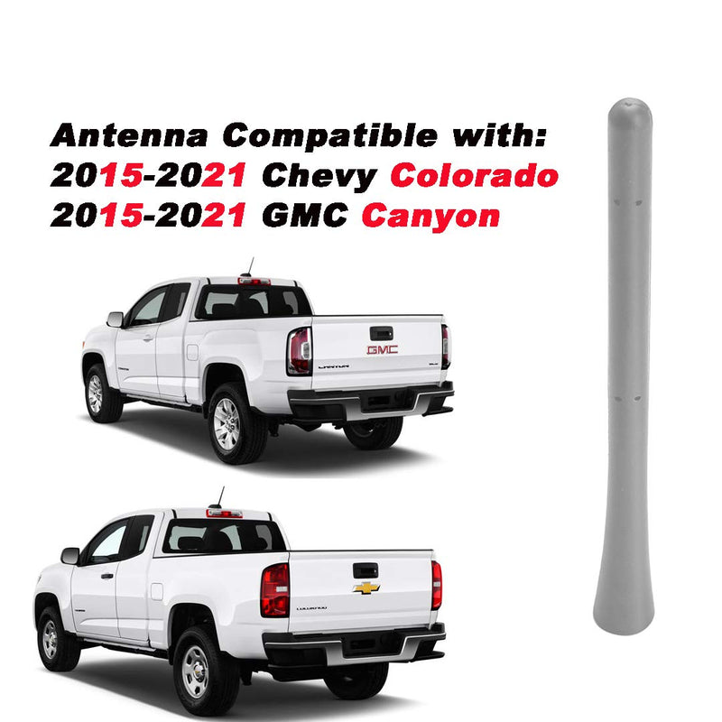  [AUSTRALIA] - 10370211 GM Roof Antenna Rod Only, 7 inche Flexible Rubber Radio Antenna Whip Compatible with GM Chevy GMC Buick Cadillac Lincoln Pontiac Select Models, Durable Antenna Mast Replacement for 23169266