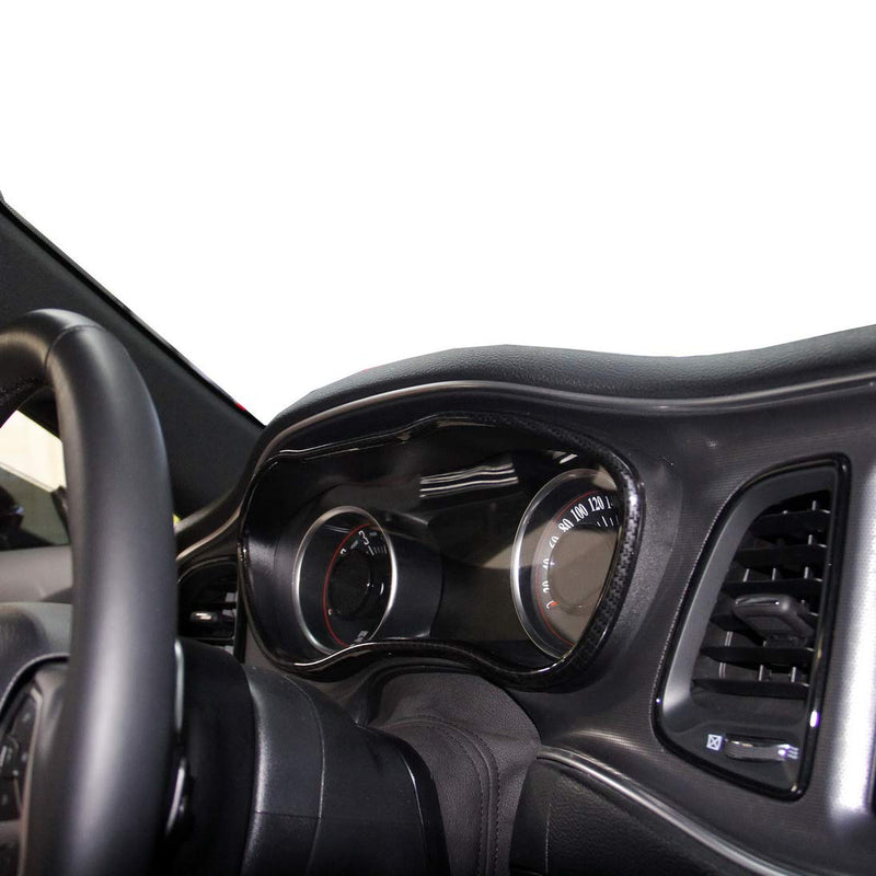  [AUSTRALIA] - jstotrim FIT for Challenger Dash Trim Dashboard Decoration Carbon Fiber Accessories for Dodge Challenger 2015 up