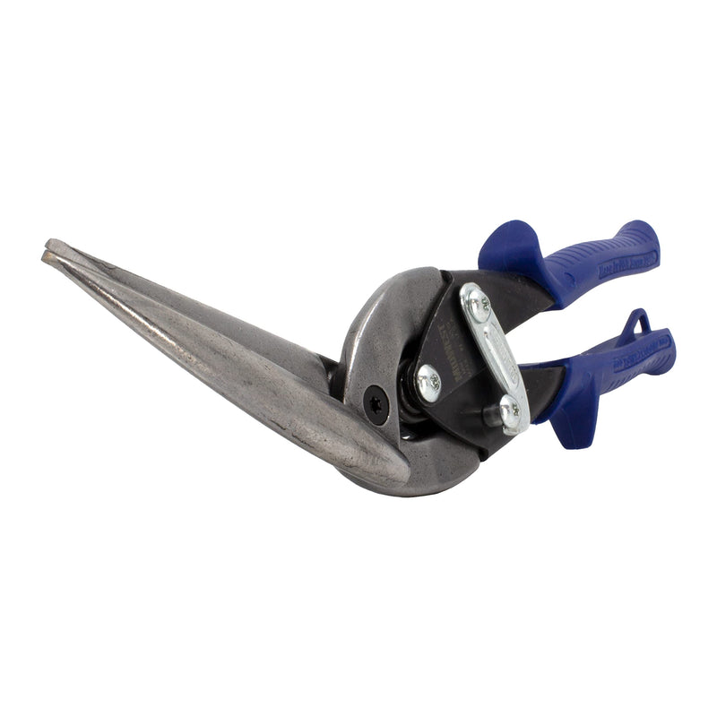  [AUSTRALIA] - MIDWEST Power Cutters Long Cut Snip - Straight Cut Offset Tin Cutting Shears with Forged Blade & KUSH'N-POWER Comfort Grips - MWT-6516