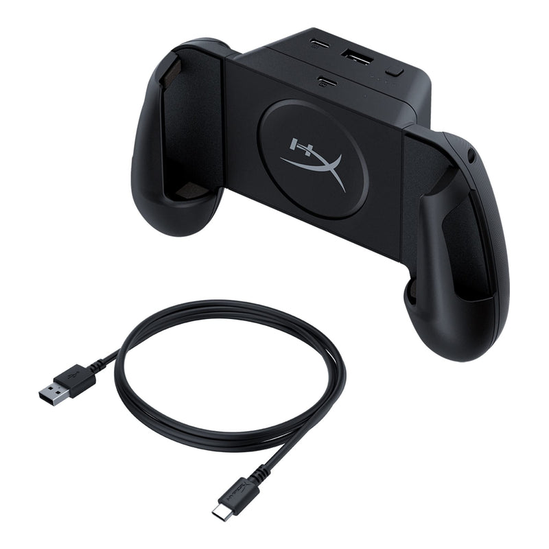  [AUSTRALIA] - HyperX ChargePlay Clutch – Qi Certified Wireless Charging Controller Grips for Mobile Phones, Detachable Battery Pack, Compatible with Qi Enabled Android and iPhone Devices, USB Charging Option