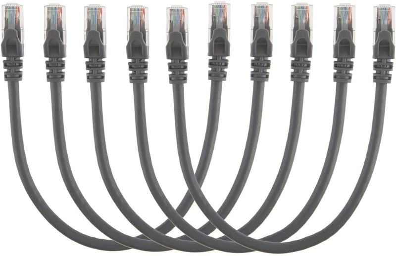 CableCreation 1 Foot (5-Pack) Short CAT 5e Ethernet Patch Cable, RJ45 Computer Network Cord,Cat5/Cat5e/Cat6 LAN Cable UTP 24AWG+100% Copper Wire for PC, Mac, Laptop, PS3, PS4,Xbox, 0.3m, Gray Color [5-PACK] 1 FT - LeoForward Australia