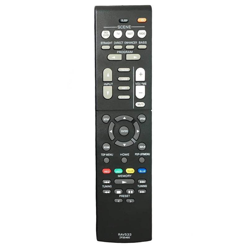  [AUSTRALIA] - Replacement Remote Control Compatible for Yamaha AV Receiver RX-V583BL TSR5790BL TSR5810 TSR-5810 sub RAV579 RXV583