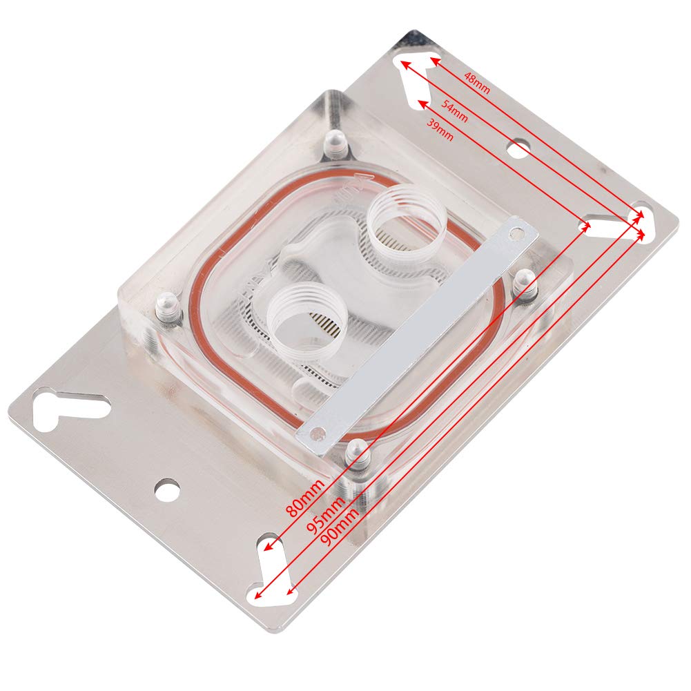  [AUSTRALIA] - Yoidesu CPU Water Cooling Block,Professional Universal CPU Water Cooling Block for for AM2 / AM2+ / AM3 / AM3+ / AM4 / FM2+ CPU,Copper Base Cool Inner Channel