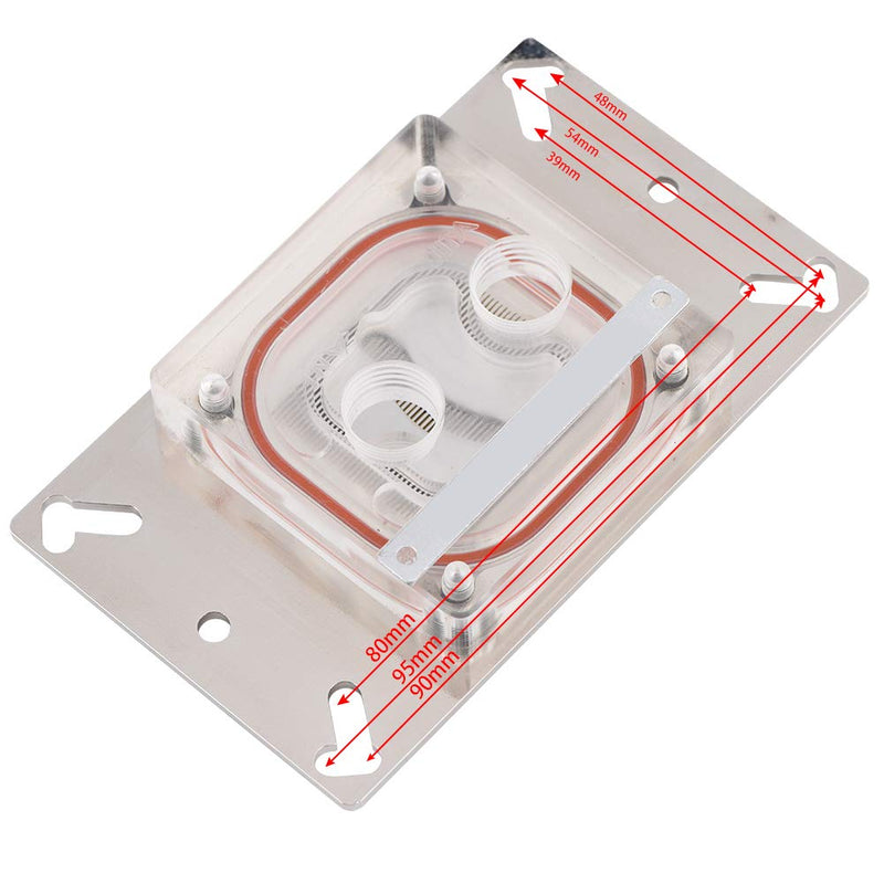  [AUSTRALIA] - Yoidesu CPU Water Cooling Block,Professional Universal CPU Water Cooling Block for for AM2 / AM2+ / AM3 / AM3+ / AM4 / FM2+ CPU,Copper Base Cool Inner Channel