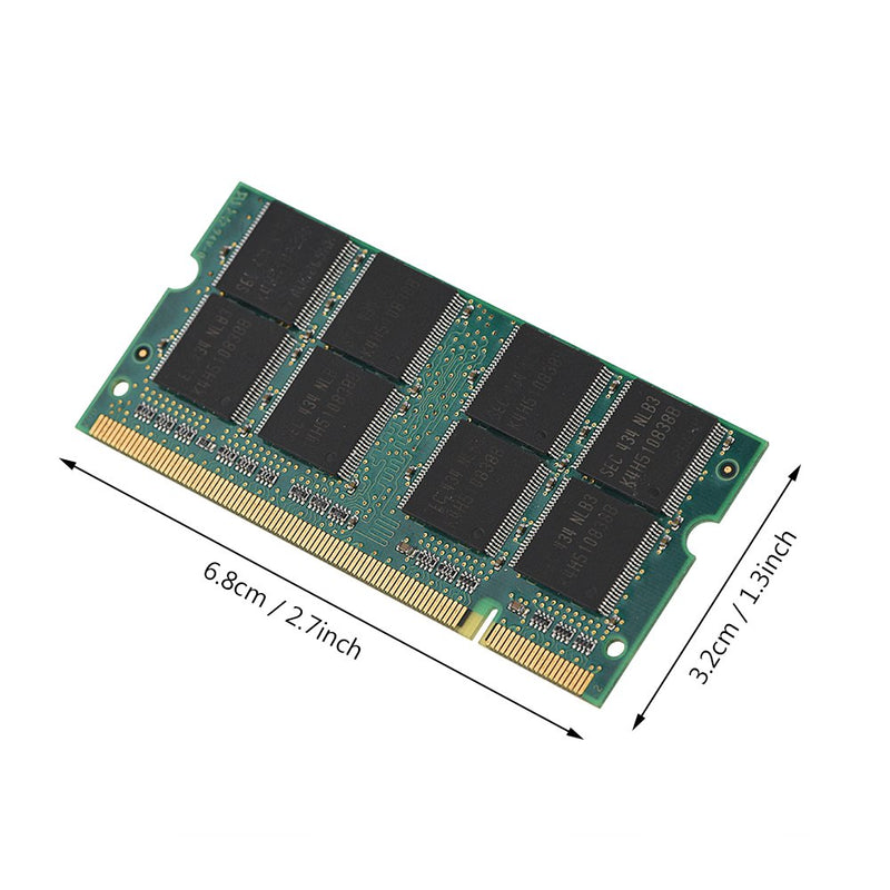  [AUSTRALIA] - Richer-R Memory Ram,200 Pin Mini DDR1 1GB 400MHz PC3200 Memory Ram Circuit Module Board Chip for Laptop