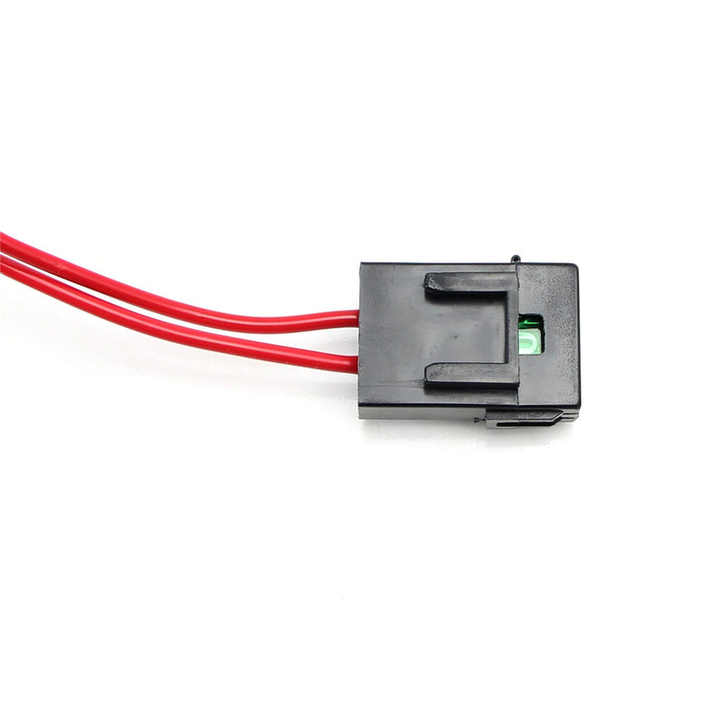 [AUSTRALIA] - iJDMTOY 4-Output Universal Fit Relay Harness Wire Kit with LED Light ON/OFF Switch Compatible With Fog Lights, Driving Lights, Xenon Headlight Conversion or LED Pod Light, Worklight, etc