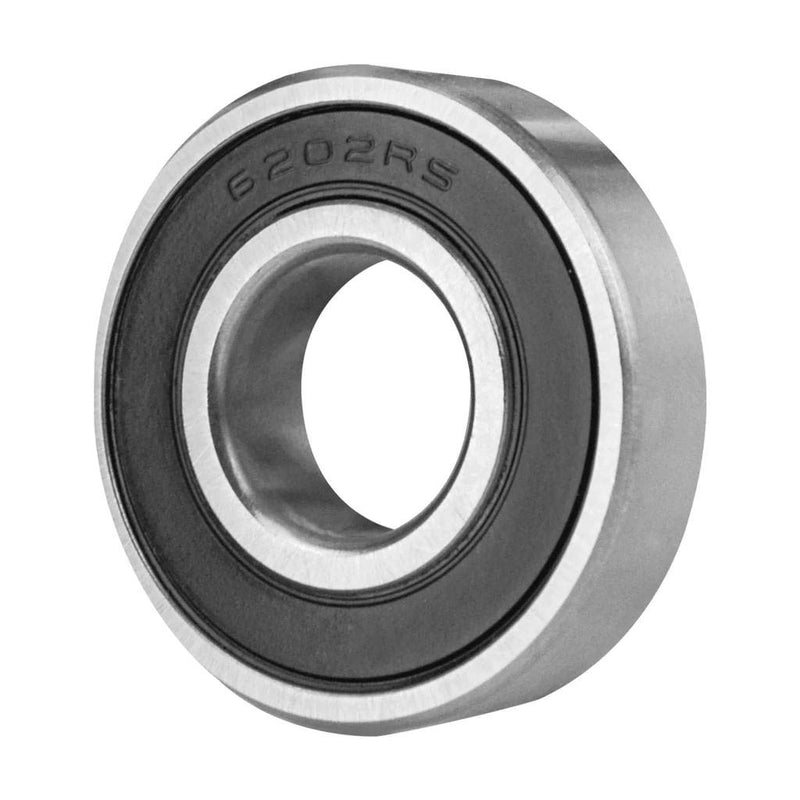  [AUSTRALIA] - Donepart 6202RS Bearings 6202 2RS ABEC3 High Speed Deep Groove Double Rubber Sealed Bearings 15mm x35mm x11mm (2pcs)