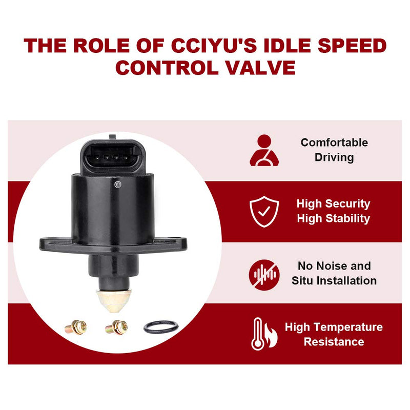 Fuel Injection Idle Air Control Valve-cciyu Premium Quality Idle Air Control Valve Fit for Jeep, for Land Rover Defender 90/ Discovery/ Range Rover with 2H1142 of 1pcs - LeoForward Australia