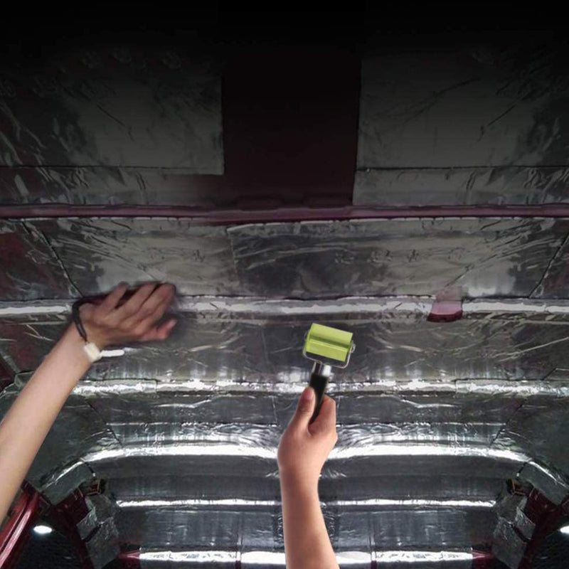 Xtozon Rubber Seam Roller Car Sound Deadener Noise Filter Application, Sound Heat Insulation Mat Wallpaper Application, Wallpaper Roller for Auto Car Audio Sound Deadening Application 1 - LeoForward Australia