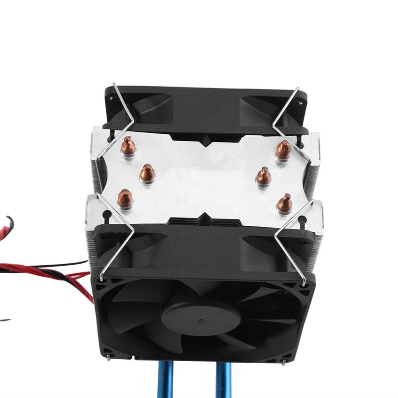  [AUSTRALIA] - 12V Semiconductor Refrigeration Cooler Thermoelectric Peltier Water Cooling System DIY Device with Fan