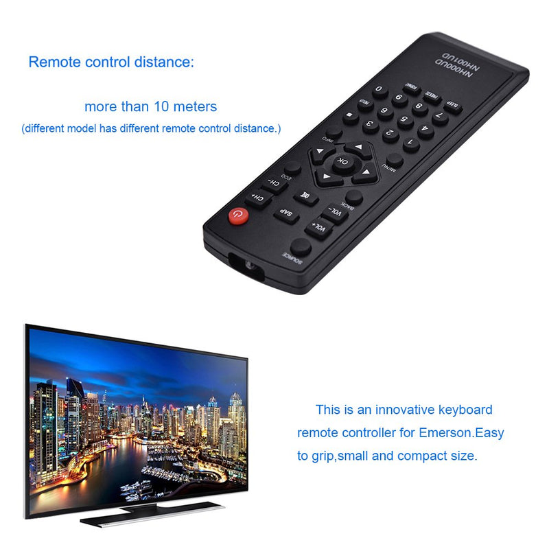 Replacement TV Remote Control for Emerson, Universal Durable TV Remote Controller for Emerson NH000UD with 10M Remote Distance - LeoForward Australia